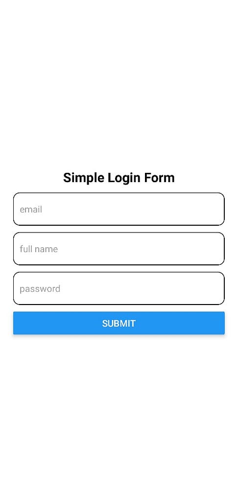 Image of form