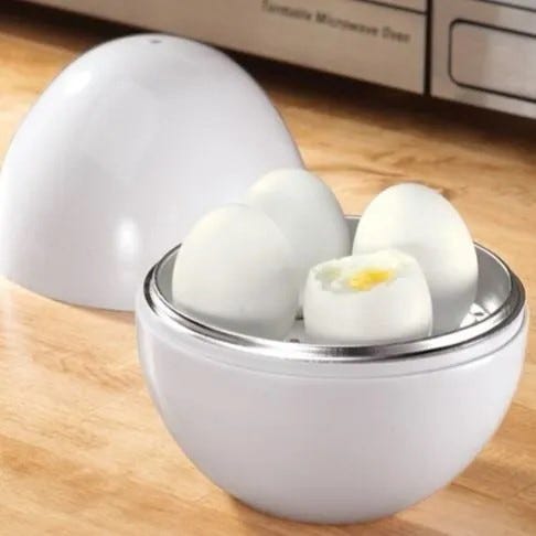 Microwave Egg Cooker — 4 Egg Steamer Boiler in Minutes