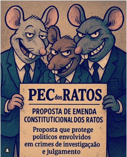 PEC da Bandidagem: Ato Contra a Pilantragem Institucionalizada!
