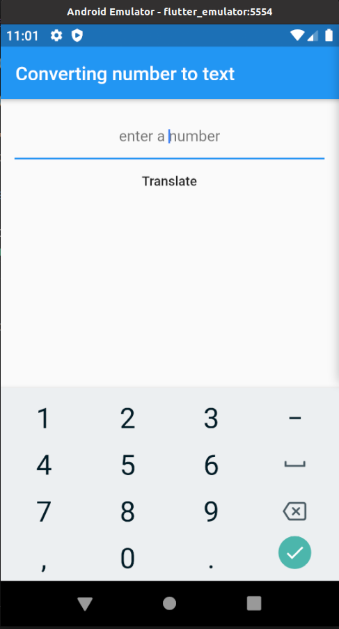 Translating numbers in words. We may want translating numbers to text ...