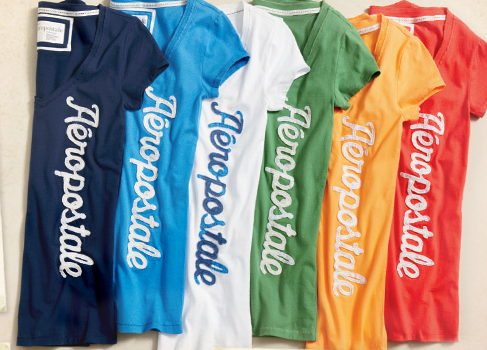 Logo Love with Aeropostale Tees. When you want your look to stand