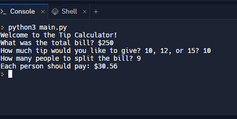 Project #2: Tip Calculator using Python | by Muhammad Syaiful ...