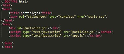 Particle.js. “User Interface” the most important… | by angadh ...