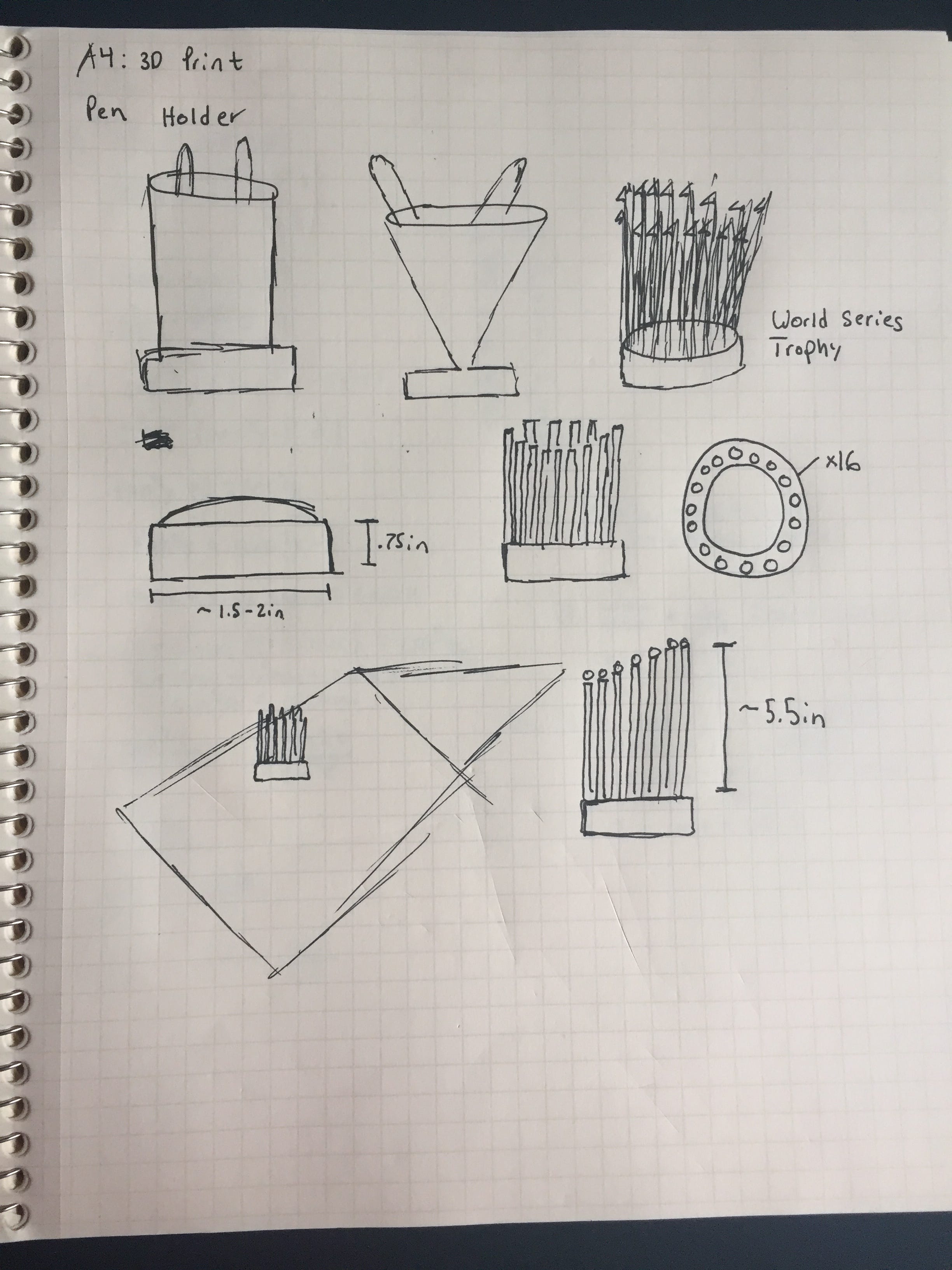 A4: 3D Printed Object. Design & Process of a 3D-Printed Pen…