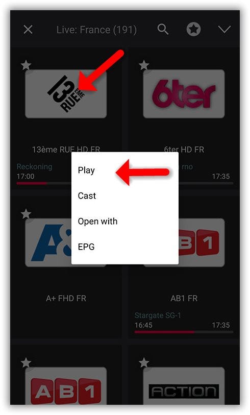 How to setup IPTV on GSE via Xtream-Codes API?