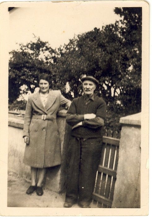 Grandparents never met: Hannah and Conn