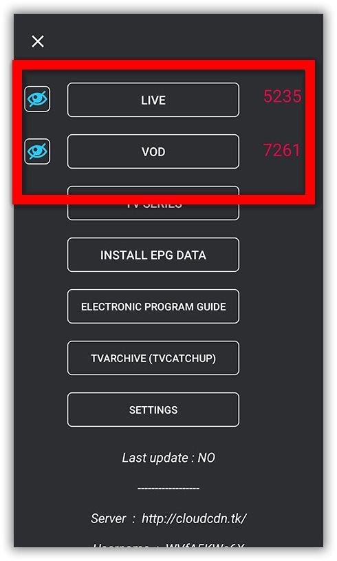How to setup IPTV on GSE via Xtream-Codes API?