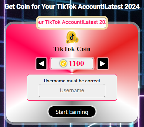 TikTok Coin GNR — Get Coin for Your TikTok Account!Latest 2024 | by All