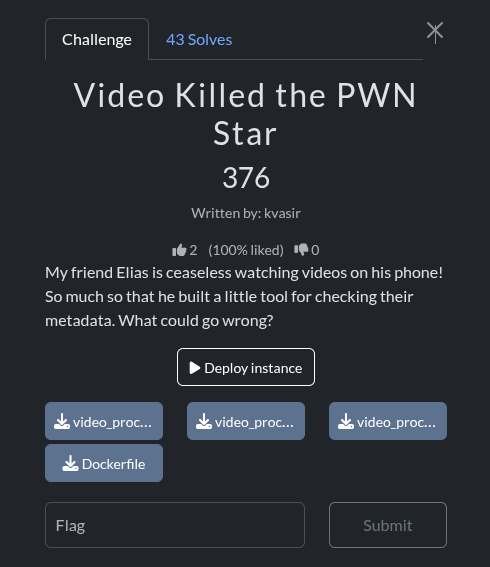 DalCTF 2026: Video Killed the PWN Star Writeup (Custom MP4 Parsing & Stack Exploit)