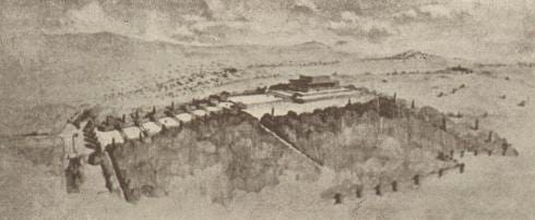 Emin Onat’ın ilk Anıtkabir projesi. Sümer zigguratlarına benzer. (Kaynak: https://www.arkitera.com/)