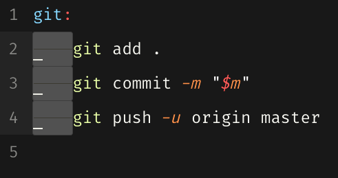 Makefile git add commit push github All in One command | by Panjeh | Medium