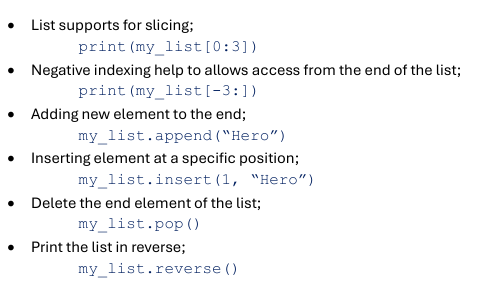 Python Data Structures