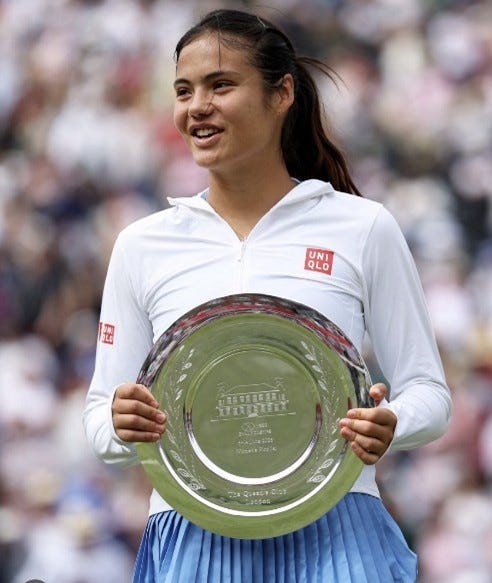 Emma Raducanu had not won back-to-back tour level matches since February