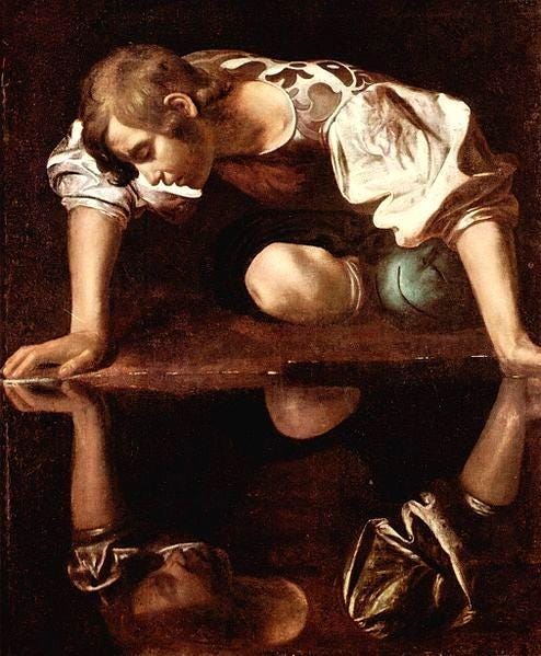 Narcisse By 卡拉瓦喬 Caravaggio