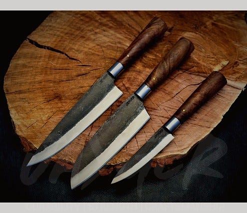 Dynasty Japan Kitchen Knives Hi-carbon Stainless Steel Wooden