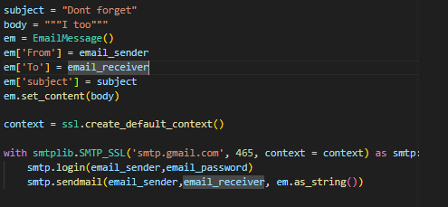 Email sent through Python. through python, there is a different… | by ...