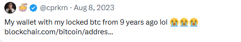 CPRKRN TRYING TO GET HIS 5 BTC for approx 12 years