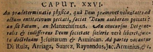 Teses: A Predeterminação Física e o Pecado em Samuel Rutherford (Disputatio Scholastica, Cap. XXVI)
