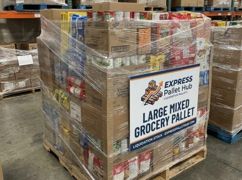 Grocery Liquidation Pallets