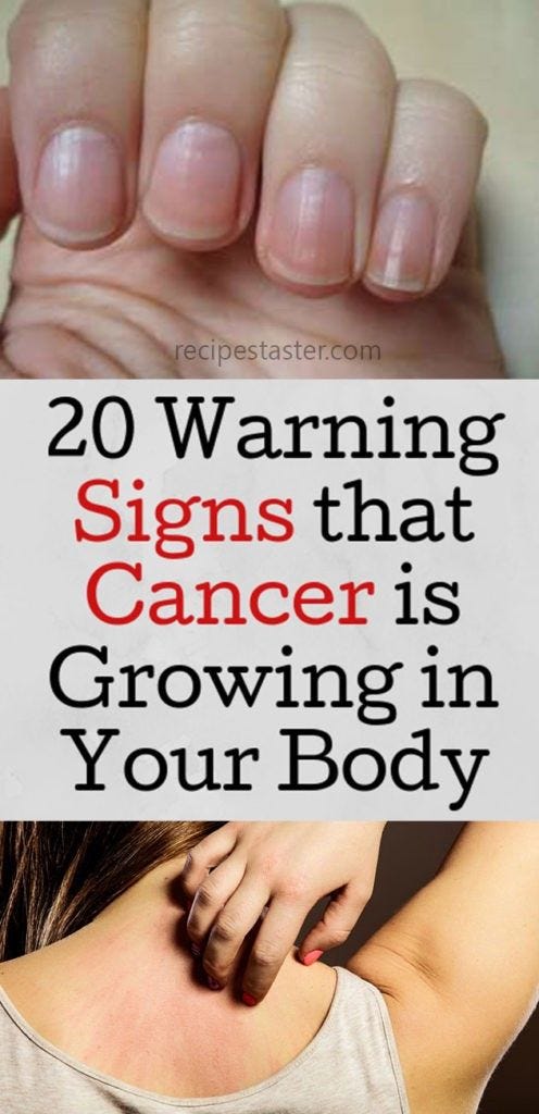 20 Warning Signs that Cancer is Growing in Your Body - Tanya Mattson ...