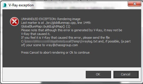 Critical Warning: Out-of-memory error occurred in 3ds Max