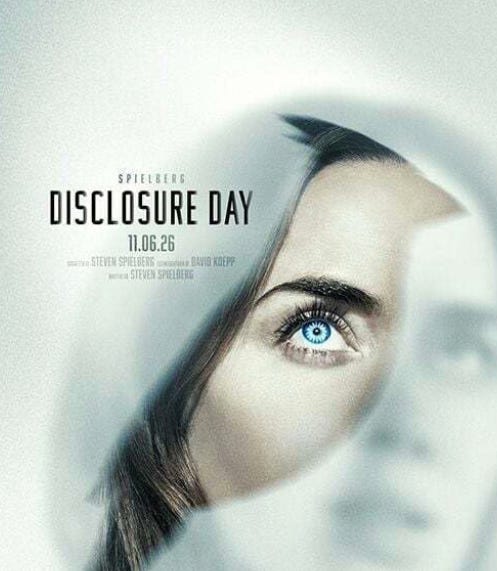 Promotional image for the film Disclosure Day, image credit Universal Pictures