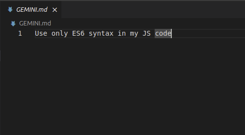 GEMINI.md file