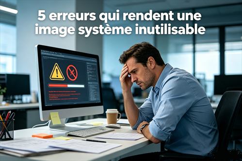 5 erreurs qui rendent une image système inutilisable… le jour où vous en avez vraiment besoin