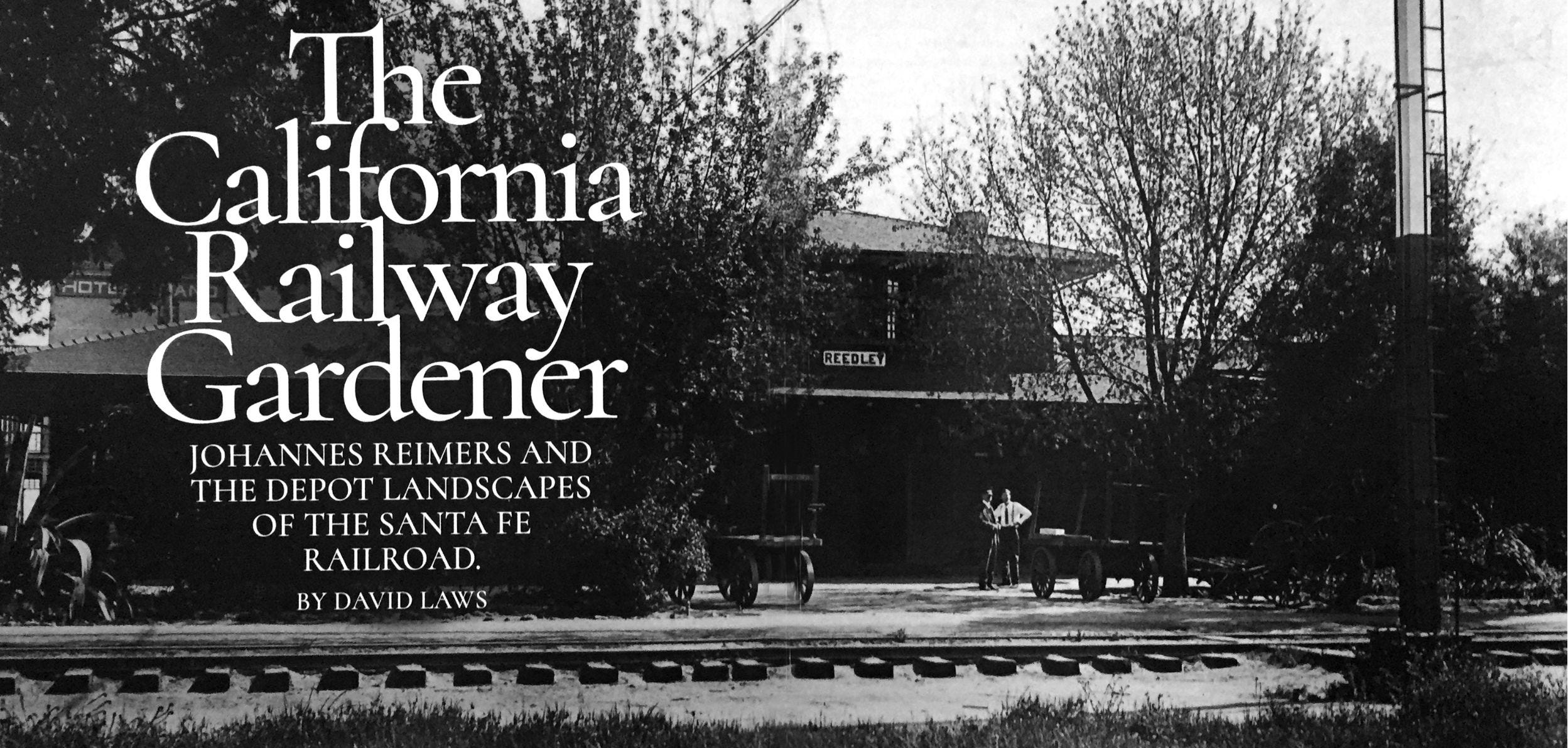 The California Railway Gardener image photo