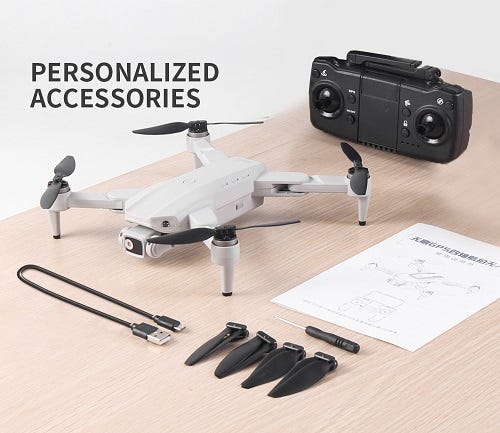 XKJ New L900PRO GPS RC Quadcopter Drone 4K Dual HD Camera Professional Distance 1200M
