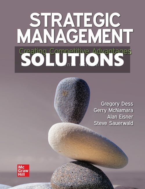 Solutions Manual for Strategic Management Creating Competitive ...