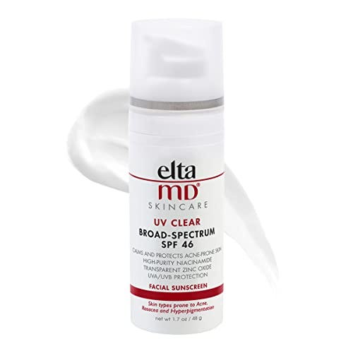 EltaMD UV Clear SPF 46 Face Sunscreen, Broad Spectrum Sunscreen for