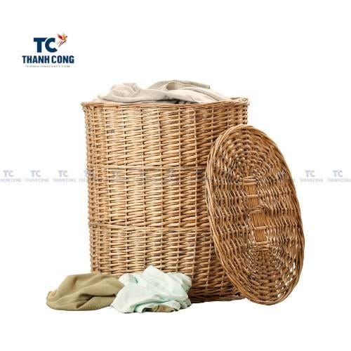 The Stylish and Practical Rattan Laundry Basket with Lid by