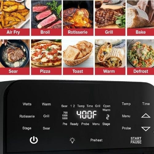 Product ReviewNuwave Brio 15.5Qt Air Fryer Rotisserie Oven, XLarge