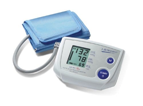 LifeSource Blood Pressure Monitor for Extra Large Arms - Each, Pack of 6