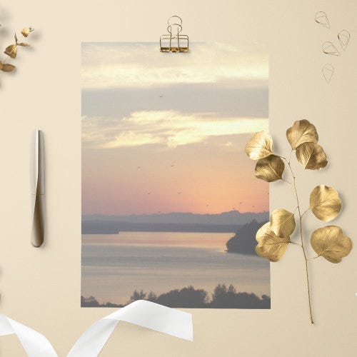 Orange Seascape Sunset: A Serene and Captivating Canvas for Your ...