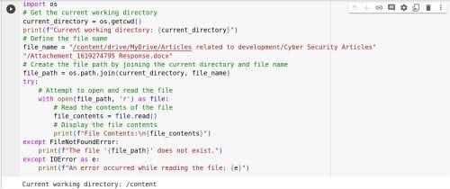 No such file or directory — python Fixed | by CoderLegion | Medium