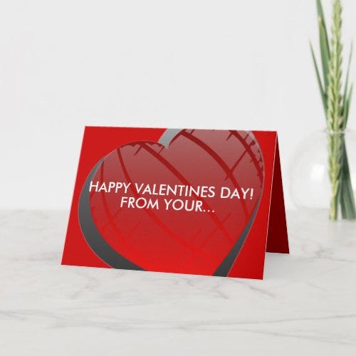 Best Deals! Naughty Girl Happy Valentines Day Greeting Card for $3.97 ...