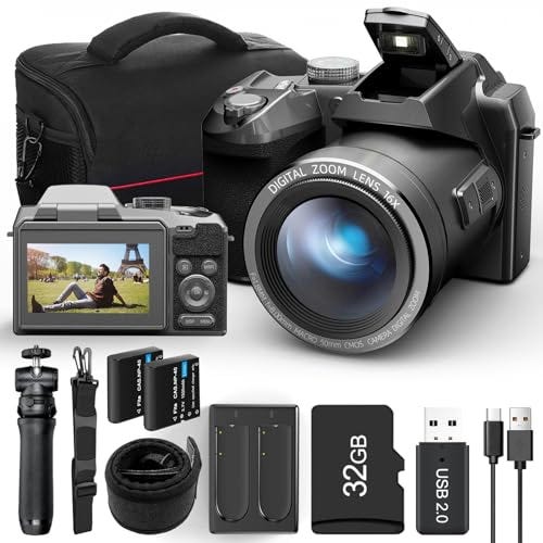 Best DSLR Camera for Travel Vlogging 64MP Autofocus 4K Compact Camera
