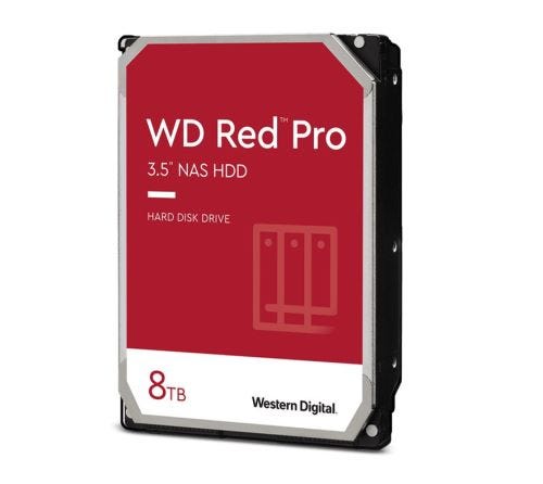Western Digital WD Red Pro 10TB 3.5" NAS HDD SATA3 7200RPM 256MB Cache