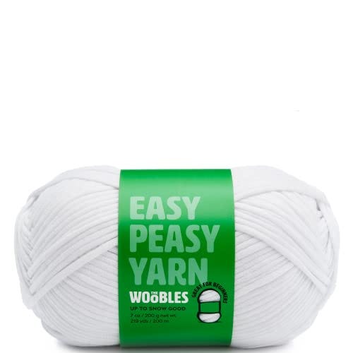 Green Yarn for Crocheting and Knitting Cotton Crochet Knitting Yarn for  Beginners with Easy-to-See Stitches Cotton-Nylon Blend Easy Yarn for  Beginners