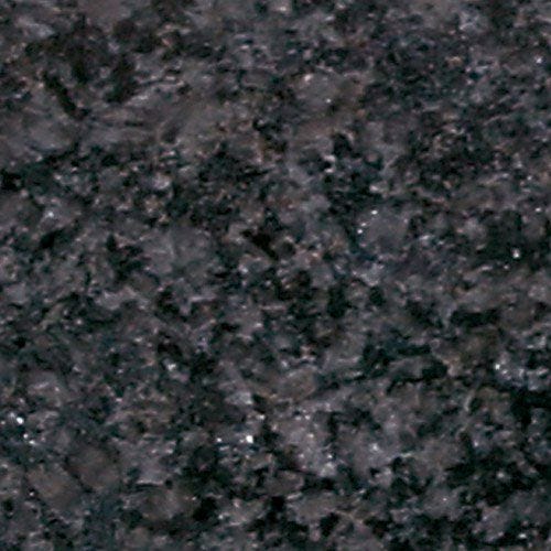 Granite with large flecks of dark and light blue, white, grey and black.