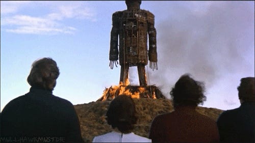 Why the message of “The Wicker Man” is still as relevant as ever in 2017 |  by Tom Carlisle | Bushfire | Medium