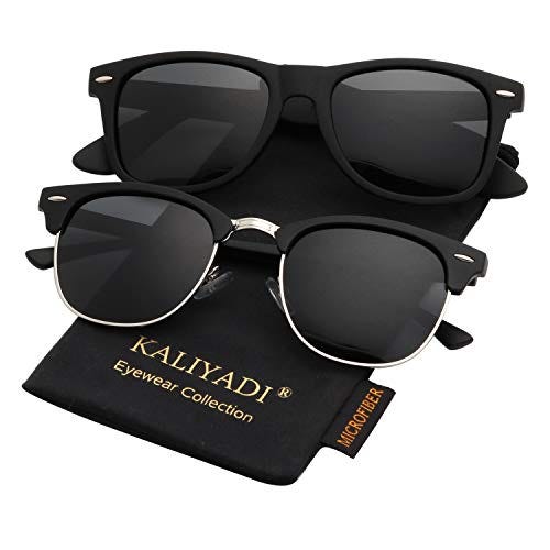 KALIYADI Unisex Polarized Retro Classic Trendy Stylish Sunglasses For Men  Women Driving Sunglassesï¼š100% UV Blocking, by Web Tech