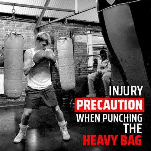 5 Injury Precaution Tips When Punching the Heavy Bag by