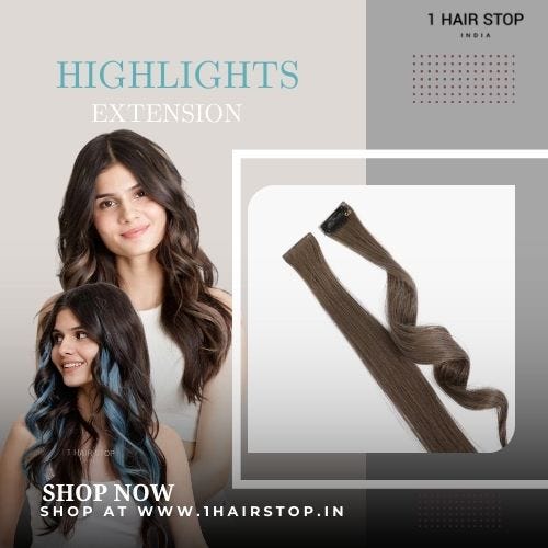Highlights Extensions: Human Hair