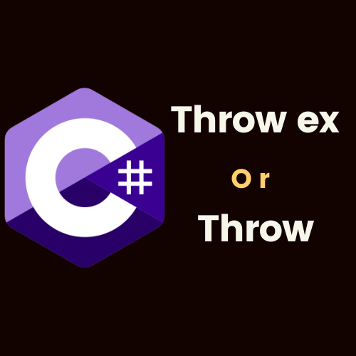 The Subtle Art of Error Handling in C throw vs. throw ex by