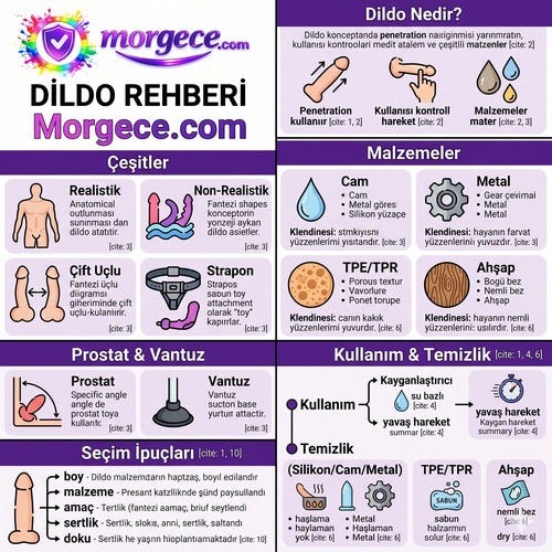 Dildo Nedir? Çeşitleri, Kullanımı ve Doğru Seçim Rehberi | morgece