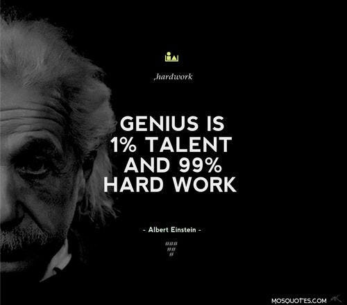 Genius vs. Talent