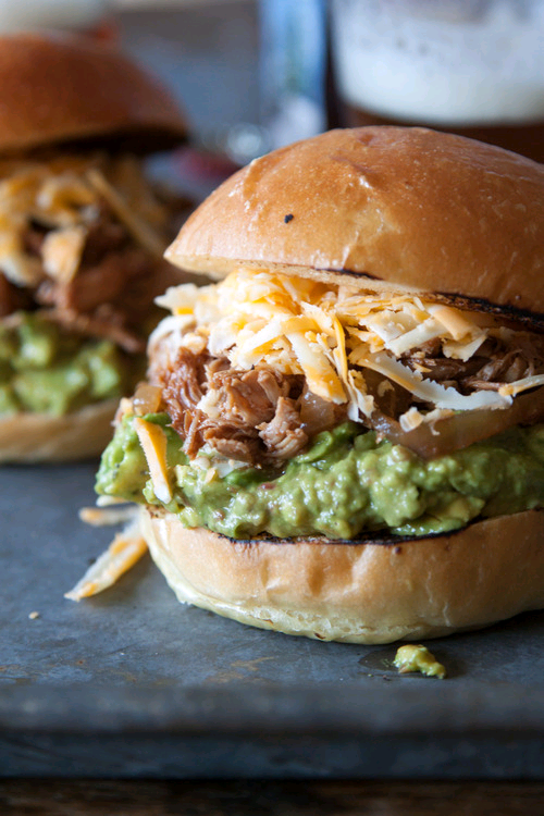 Shredded BBQ Chicken Burgers